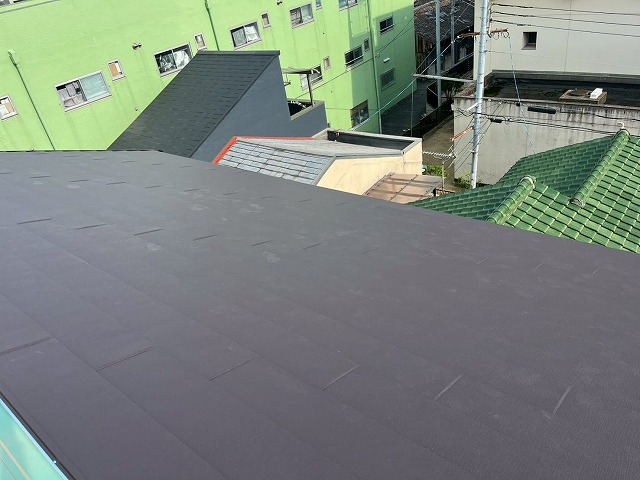 屋根材設置完了